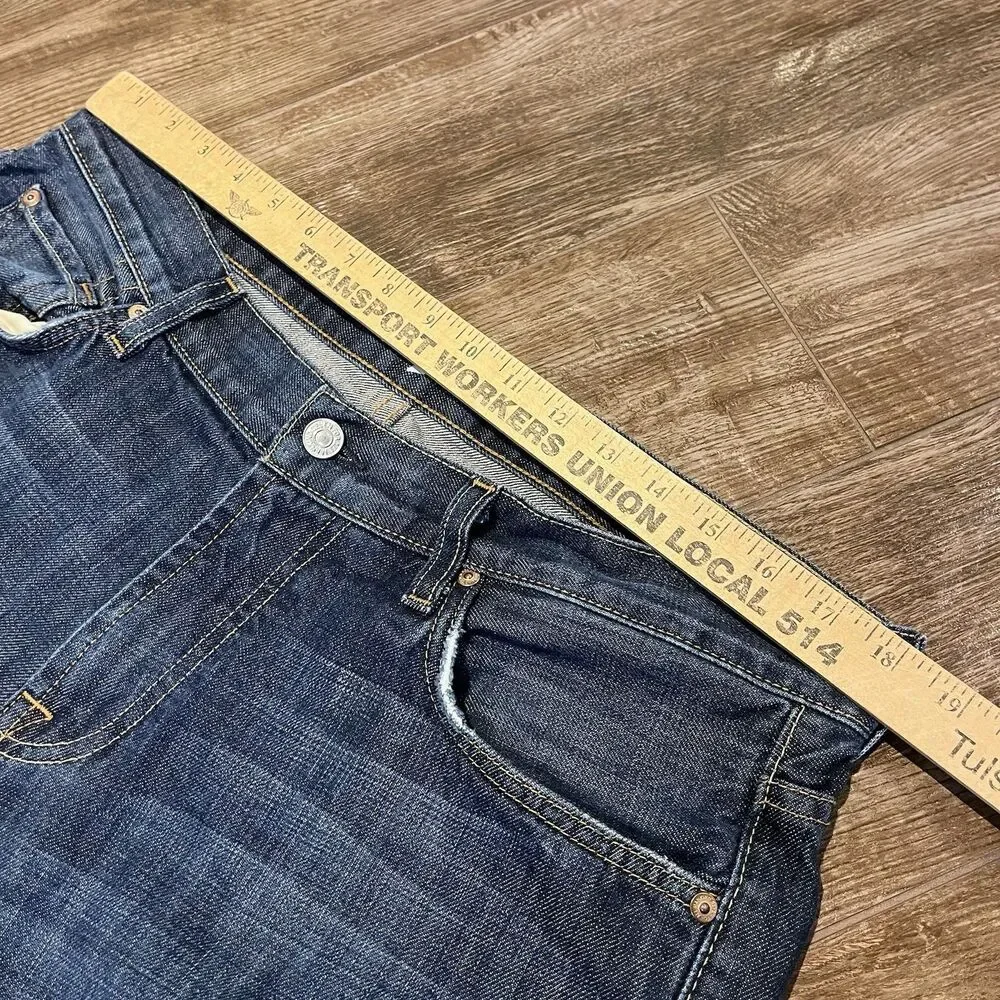 Seven For All Mankind Austyn Jeans Mens Size 36x32 Straight Leg Dark Wash